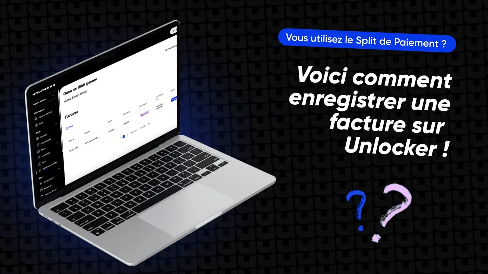 [Concierge Company Tutorial: Split Payment] How do you record an invoice on Unlocker?