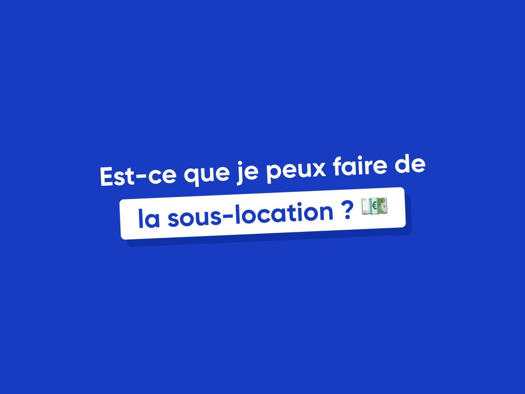 Image : Est-ce que je peux faire de la sous-location ?